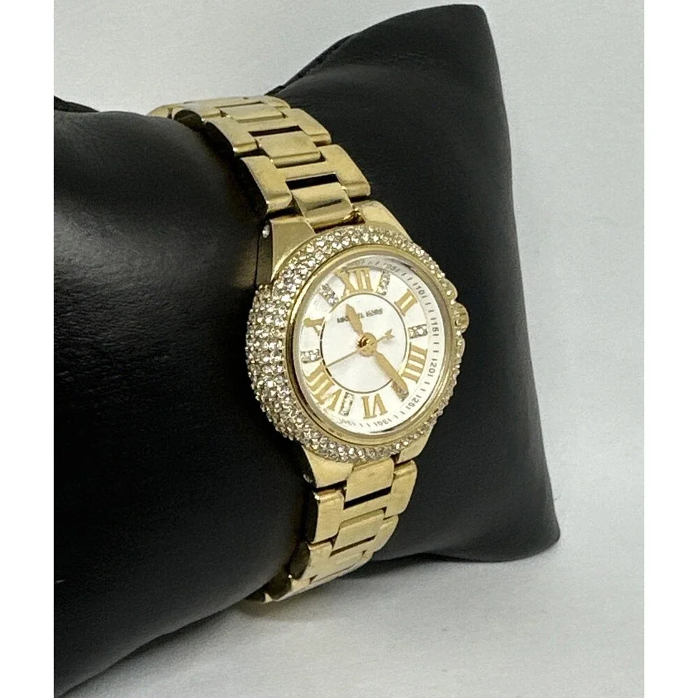 Michael Kors Camille MK3252 Womens Gold Stainless Steel Analog Dial Watch HME618